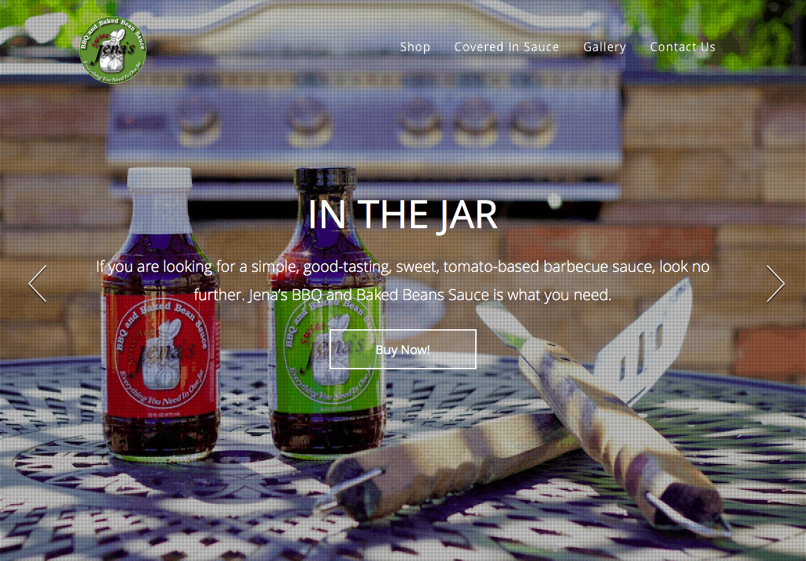 Screen Shot of JenasBBQ Website